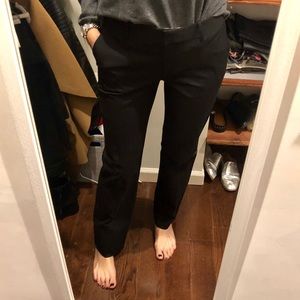 J. Crew Black Work Pants